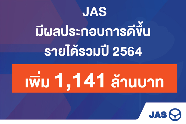 <p>นายสุพจน์ สัญญพิสิทธิ์กุล รักษาการประธานเจ้าหน้าที่บริหาร บริษัท จัสมิน อินเตอร์เนชั่นแนล จำกัด (มหาชน) หรือ JAS แจ้งผลการดำเนินงานปี 2564</p>