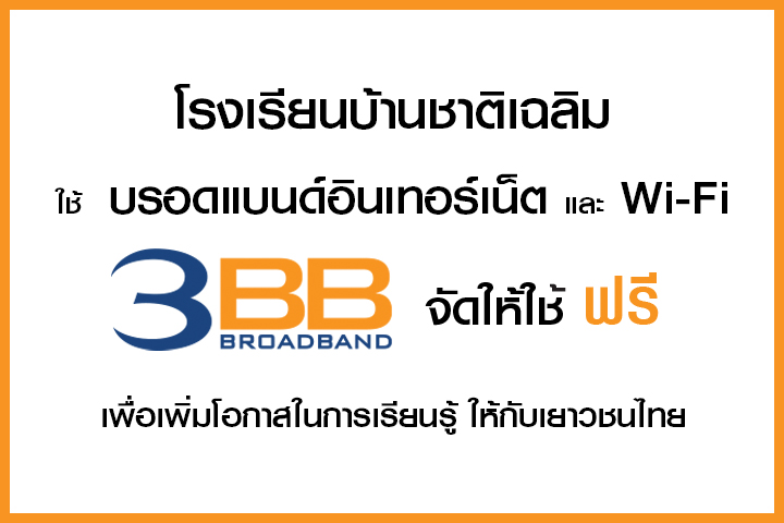 <p>3BB&nbsp;จังหวัดระนอง ได้ส่งมอบอินเทอร์เน็ตโรงเรียนในโครงการ &ldquo;บรอดแบนด์อินเทอร์เน็ต เพื่อการศึกษาฟรี"</p>