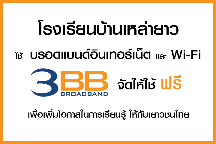 <p>3BB จังหวัดลำพูน ได้ส่งมอบอินเทอร์เน็ตโรงเรียนในโครงการ &ldquo;บรอดแบนด์อินเทอร์เน็ต เพื่อการศึกษาฟรี"</p>