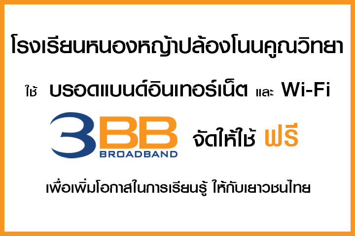 <p>3BB จังหวัดชัยภูมิ ส่งมอบอินเทอร์เน็ตในโครงการ "บรอดแบนด์อินเทอร์เน็ต เพื่อการศึกษาฟรี"</p>