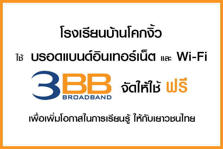 <p>3BB จังหวัดบุรีรัมย์ ส่งมอบอินเทอร์เน็ตในโครงการ "บรอดแบนด์อินเทอร์เน็ต เพื่อการศึกษาฟรี"</p>