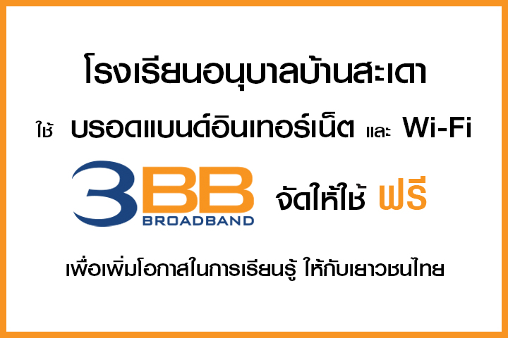 <p>3BB จังหวัดบุรีรัมย์ ส่งมอบอินเทอร์เน็ตในโครงการ "บรอดแบนด์อินเทอร์เน็ต เพื่อการศึกษาฟรี"</p>