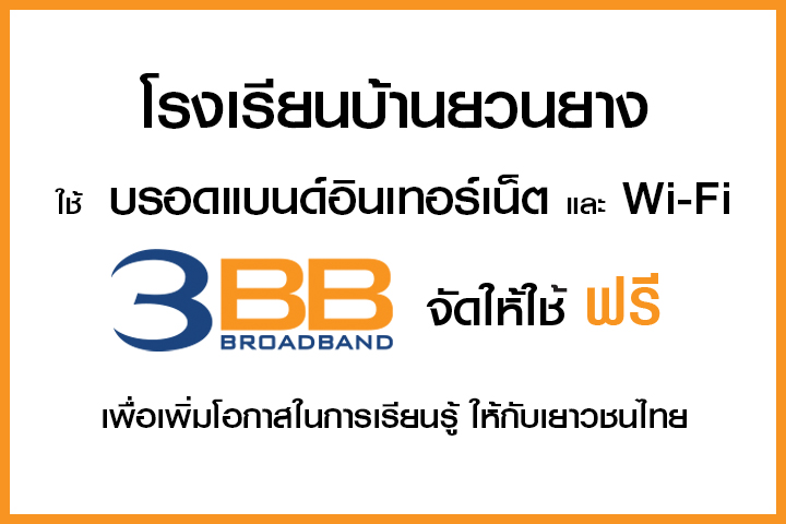 <p>3BB&nbsp;จังหวัดสงขลา ส่งมอบอินเทอร์เน็ตในโครงการ&nbsp;&ldquo;บรอดแบนด์อินเทอร์เน็ต เพื่อการศึกษาฟรี"&nbsp;</p>