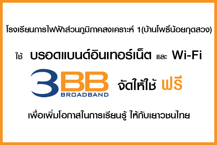 <p>3BB จังหวัดชัยภูมิ ส่งมอบอินเทอร์เน็ตในโครงการ "บรอดแบนด์อินเทอร์เน็ต เพื่อการศึกษาฟรี"</p>