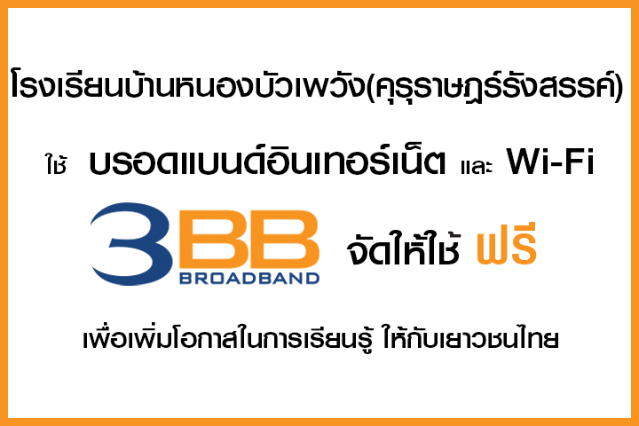 <p>3BB จังหวัดชัยภูมิ ส่งมอบอินเทอร์เน็ตในโครงการ "บรอดแบนด์อินเทอร์เน็ต เพื่อการศึกษาฟรี"</p>