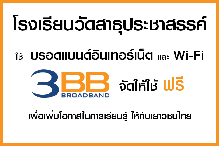 <p>3BB&nbsp;จังหวัดสระบุรี ส่งมอบอินเทอร์เน็ตในโครงการ&nbsp;&ldquo;บรอดแบนด์อินเทอร์เน็ต เพื่อการศึกษาฟรี"</p>