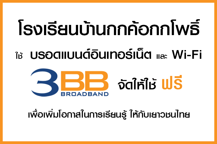 <p>3BB&nbsp;จังหวัดหนองบัวลำภู ส่งมอบอินเทอร์เน็ตในโครงการ&nbsp;&ldquo;บรอดแบนด์อินเทอร์เน็ต เพื่อการศึกษาฟรี"</p>