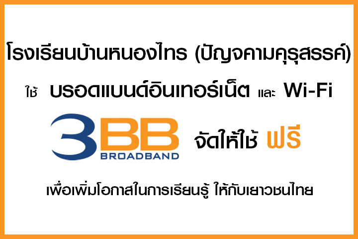 <p>3BB จังหวัดบุรีรัมย์ ส่งมอบอินเทอร์เน็ตในโครงการ "บรอดแบนด์อินเทอร์เน็ต เพื่อการศึกษาฟรี"</p>