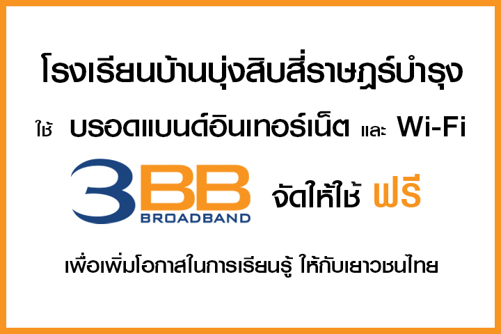 <p>3BB จังหวัดชัยภูมิ ส่งมอบอินเทอร์เน็ตในโครงการ "บรอดแบนด์อินเทอร์เน็ต เพื่อการศึกษาฟรี"</p>