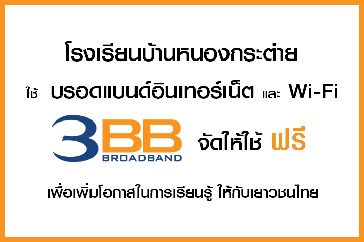 <p>3BB จังหวัดบุรีรัมย์ ส่งมอบอินเทอร์เน็ตในโครงการ "บรอดแบนด์อินเทอร์เน็ต เพื่อการศึกษาฟรี"</p>