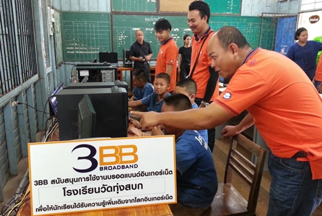 <p>3BB&nbsp;จังหวัดปราจีนบุรี&nbsp;&nbsp;ส่งมอบอินเทอร์เน็ตในโครงการ&nbsp;&ldquo;บรอดแบนด์อินเทอร์เน็ต เพื่อการศึกษาฟรี"</p>