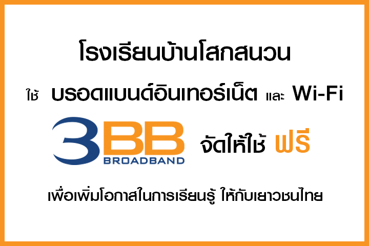 <p>3BB จังหวัดนครราชสีมา ส่งมอบอินเทอร์เน็ตในโครงการ "บรอดแบนด์อินเทอร์เน็ต เพื่อการศึกษาฟรี"</p>