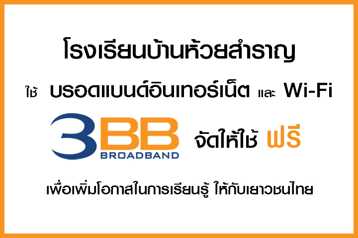 <p>3BB จังหวัดบุรีรัมย์ ส่งมอบอินเทอร์เน็ตในโครงการ "บรอดแบนด์อินเทอร์เน็ต เพื่อการศึกษาฟรี"</p>