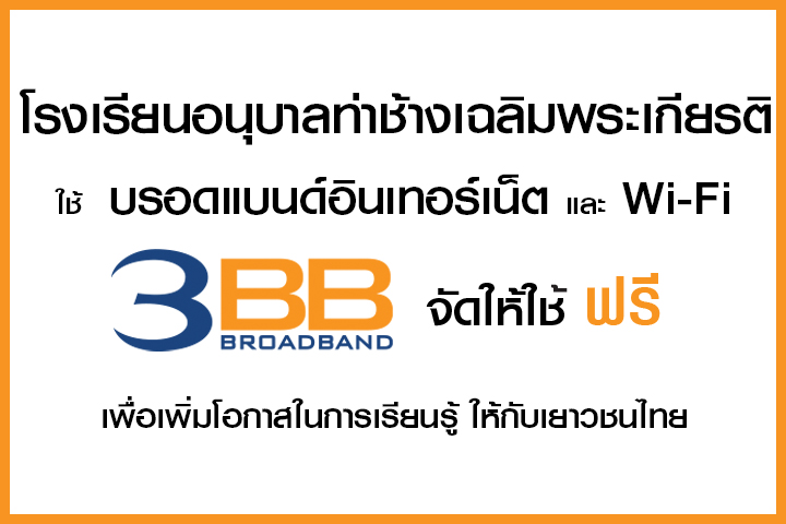 <p>3BB&nbsp;จังหวัดนครราชสีมา ส่งมอบอินเทอร์เน็ตในโครงการ&nbsp;&ldquo;บรอดแบนด์อินเทอร์เน็ต เพื่อการศึกษาฟรี"</p>