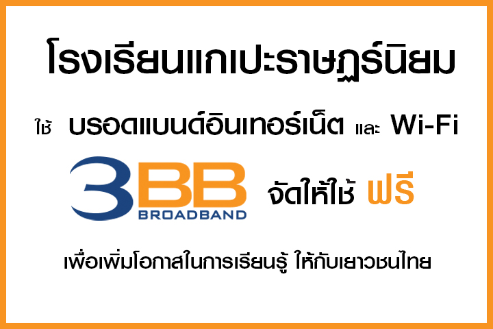 <p>3BB&nbsp;จังหวัดกาฬสินธุ์&nbsp;ส่งมอบอินเทอร์เน็ตในโครงการ&nbsp;&ldquo;บรอดแบนด์อินเทอร์เน็ต เพื่อการศึกษาฟรี"</p>