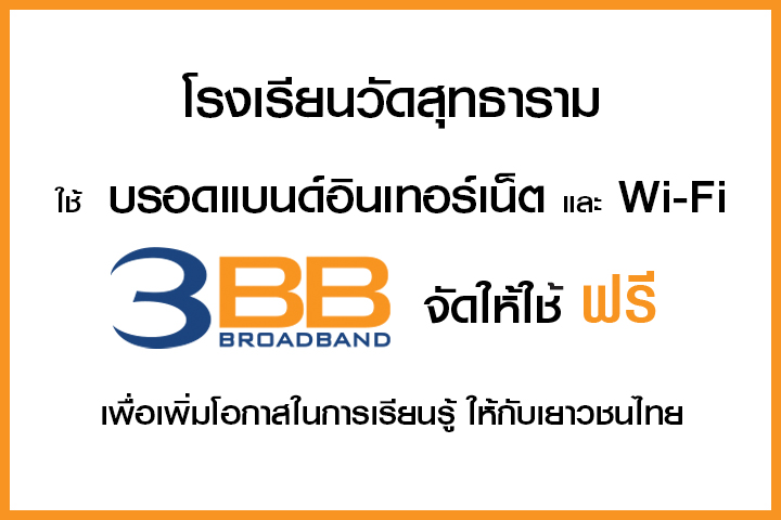 <p>3BB จังหวัดสมุทรสาคร ได้ส่งมอบอินเทอร์เน็ตโรงเรียนในโครงการ &ldquo;บรอดแบนด์อินเทอร์เน็ต เพื่อการศึกษาฟรี"</p>