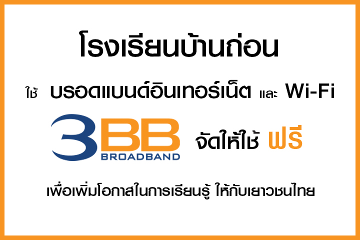 <p>3BB&nbsp;จังหวัดน่าน ส่งมอบอินเทอร์เน็ตในโครงการ&nbsp;&ldquo;บรอดแบนด์อินเทอร์เน็ต เพื่อการศึกษาฟรี"</p>