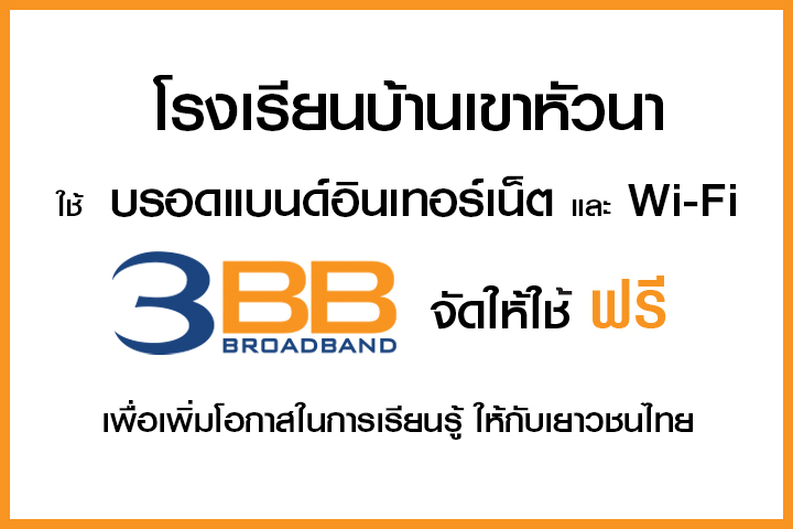 <p>3BB&nbsp;จังหวัดนครนายก ส่งมอบอินเทอร์เน็ตในโครงการ&nbsp;&ldquo;บรอดแบนด์อินเทอร์เน็ต เพื่อการศึกษาฟรี"</p>