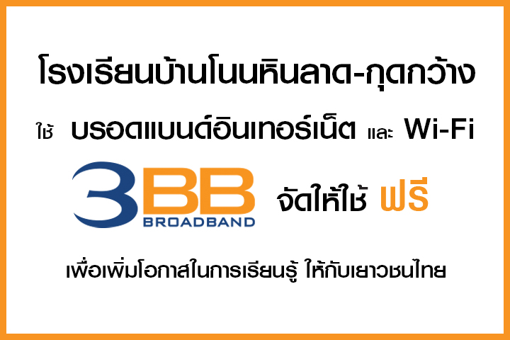 <p>3BB จังหวัดชัยภูมิ ส่งมอบอินเทอร์เน็ตในโครงการ "บรอดแบนด์อินเทอร์เน็ต เพื่อการศึกษาฟรี"</p>