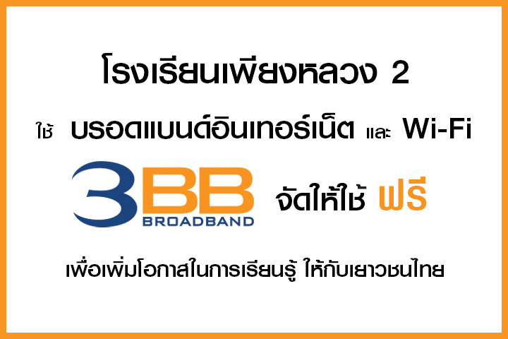 <p>3BB จังหวัดบุรีรัมย์ ส่งมอบอินเทอร์เน็ตในโครงการ "บรอดแบนด์อินเทอร์เน็ต เพื่อการศึกษาฟรี"</p>