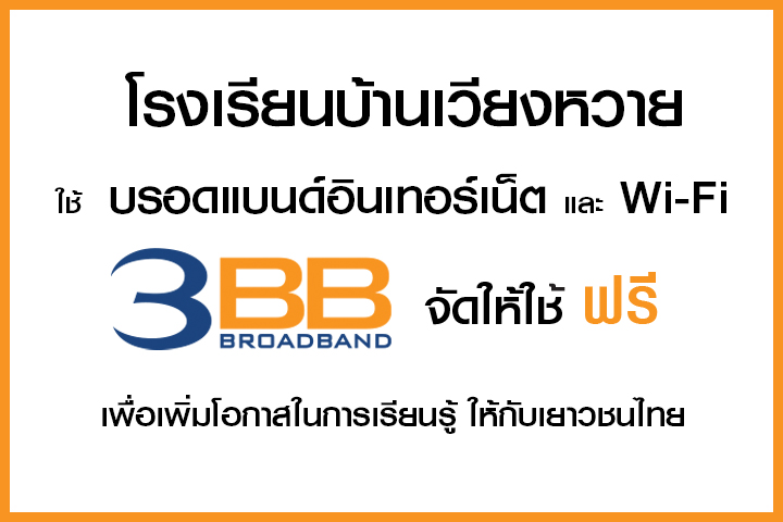 <p>3BB&nbsp;จังหวัดเชียงใหม่ &nbsp;ส่งมอบอินเทอร์เน็ตในโครงการ&nbsp;&ldquo;บรอดแบนด์อินเทอร์เน็ต เพื่อการศึกษาฟรี"</p>