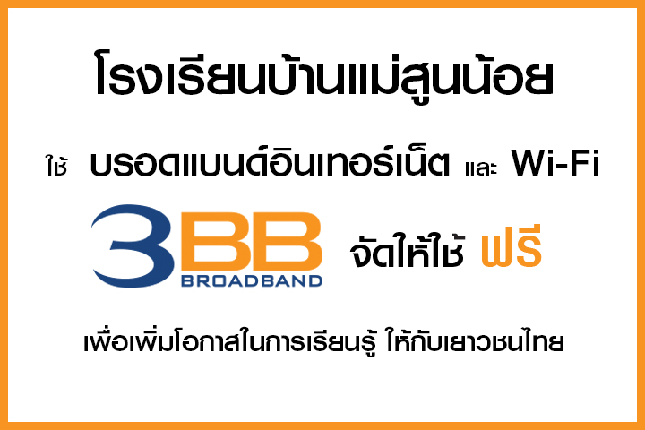 <p>3BB จังหวัดเชียงใหม่ ได้ส่งมอบอินเทอร์เน็ตโรงเรียนในโครงการ &ldquo;บรอดแบนด์อินเทอร์เน็ต เพื่อการศึกษาฟรี</p>