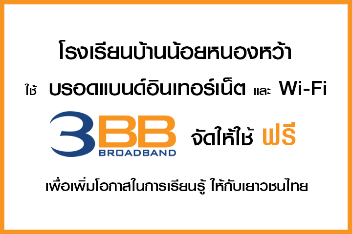 <p>3BB จังหวัดบุรีรัมย์ ส่งมอบอินเทอร์เน็ตในโครงการ "บรอดแบนด์อินเทอร์เน็ต เพื่อการศึกษาฟรี"</p>