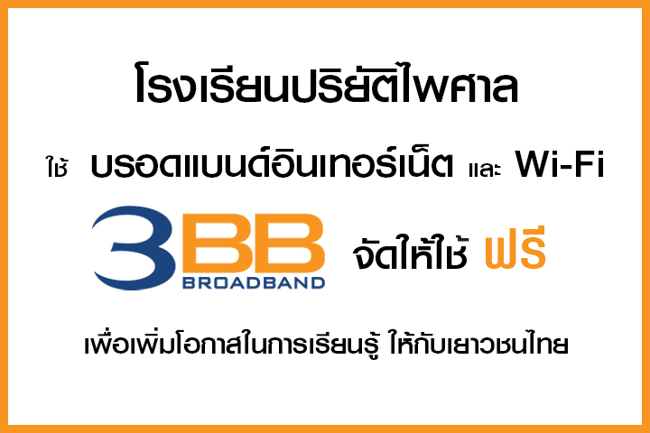 <p>3BB จังหวัดนครราชสีมา ส่งมอบอินเทอร์เน็ตในโครงการ "บรอดแบนด์อินเทอร์เน็ต เพื่อการศึกษาฟรี"</p>