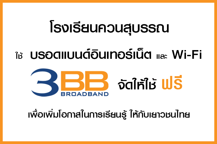 <p>3BB&nbsp;จังหวัดสุราษฏร์ธานี &nbsp;ส่งมอบอินเทอร์เน็ตในโครงการ&nbsp;&ldquo;บรอดแบนด์อินเทอร์เน็ต เพื่อการศึกษาฟรี"</p>