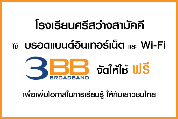 <p>3BB จังหวัดชัยภูมิ ส่งมอบอินเทอร์เน็ตในโครงการ "บรอดแบนด์อินเทอร์เน็ต เพื่อการศึกษาฟรี"</p>