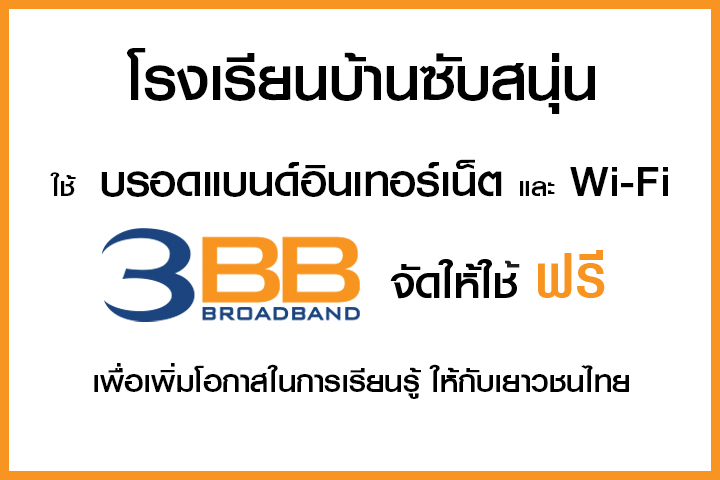 <p>3BB&nbsp;จังหวัดสระบุรี ส่งมอบอินเทอร์เน็ตในโครงการ&nbsp;&ldquo;บรอดแบนด์อินเทอร์เน็ต เพื่อการศึกษาฟรี"&nbsp;</p>