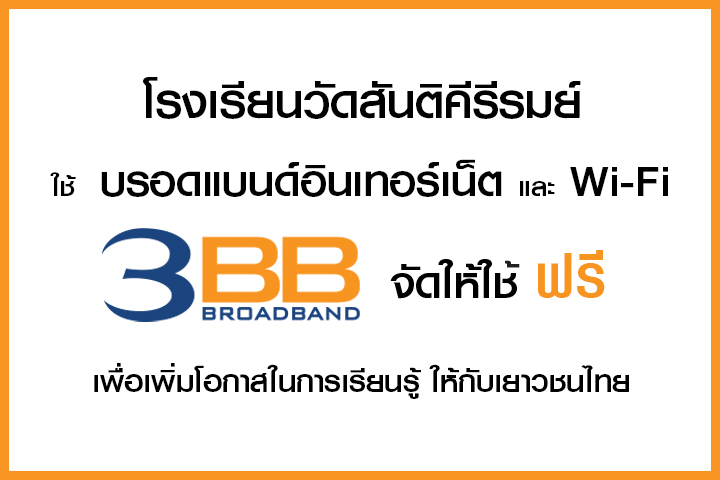 <p>3BB สุราษฎร์ธานีได้จัดกิจกรรม 3BB CSR to School&nbsp;โครงการ &ldquo;บรอดแบนด์อินเทอร์เน็ต เพื่อการศึกษาฟรี"</p>