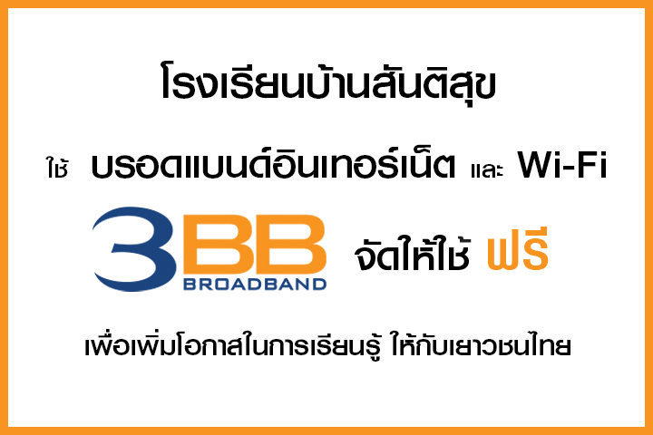 <p>3BB จังหวัดสุราษฎร์ธานี ได้ส่งมอบอินเทอร์เน็ตโรงเรียนในโครงการ &ldquo;บรอดแบนด์อินเทอร์เน็ต เพื่อการศึกษาฟรี"</p>