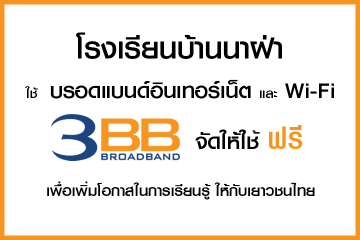 <p>3BB&nbsp;จังหวัดน่าน ส่งมอบอินเทอร์เน็ตในโครงการ&nbsp;&ldquo;บรอดแบนด์อินเทอร์เน็ต เพื่อการศึกษาฟรี"&nbsp;</p>