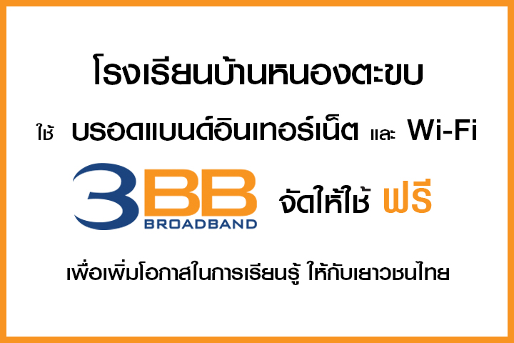 <p>3BB จังหวัดบุรีรัมย์ ส่งมอบอินเทอร์เน็ตในโครงการ "บรอดแบนด์อินเทอร์เน็ต เพื่อการศึกษาฟรี"</p>